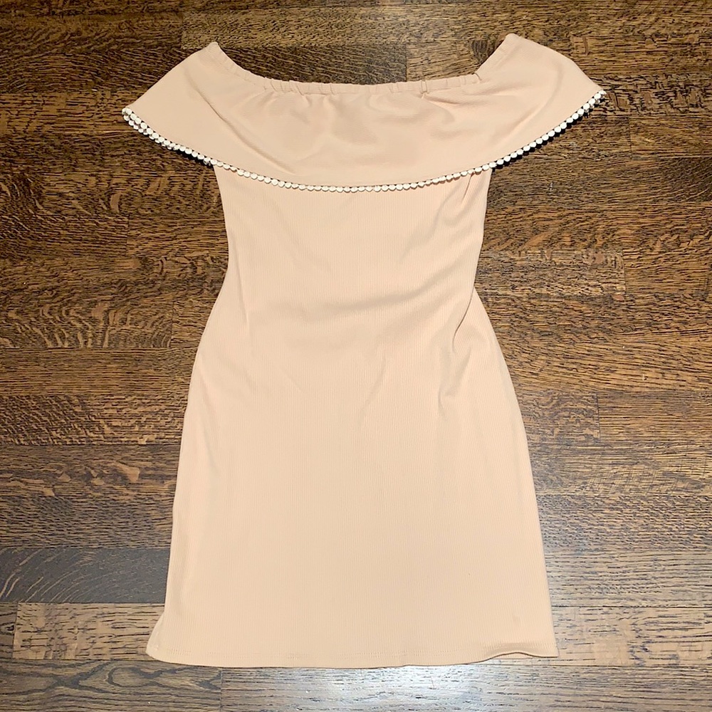 tan nordstrom dress